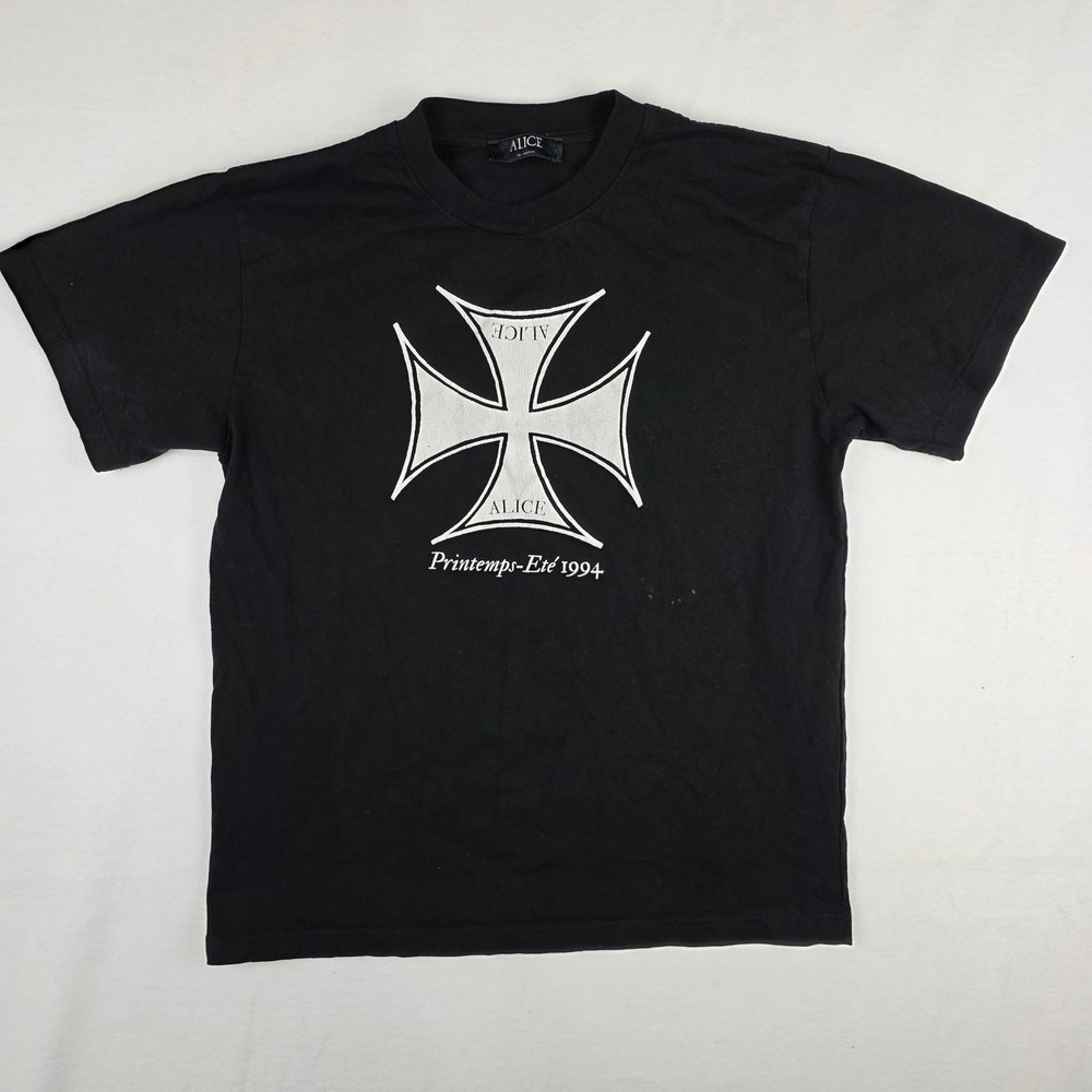 Alice Hollywood Blvd 1994 Printemps-Ete Iron Cross Tour T-Shirt Black